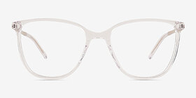 Study Transparent Métal Montures de lunettes de vue d'EyeBuyDirect, Vue de Face
