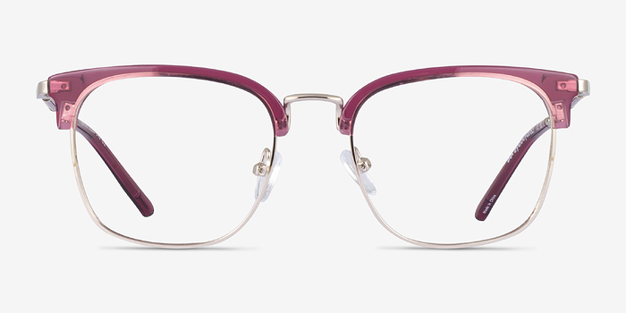 Bespoke Purple Gold Métal Montures de lunettes de vue d'EyeBuyDirect