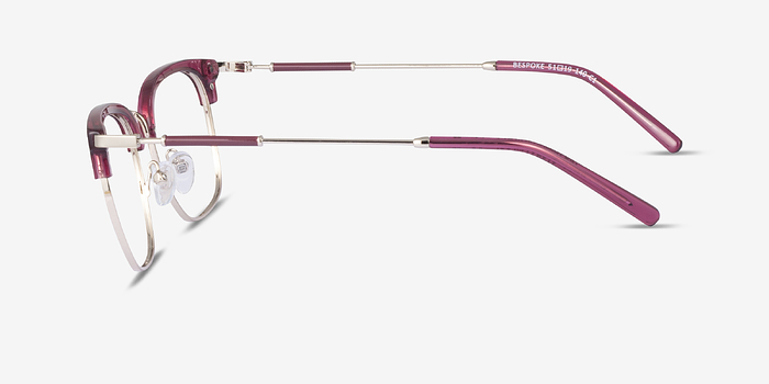 Bespoke Purple Gold Métal Montures de lunettes de vue d'EyeBuyDirect