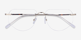 Artifact Doré Métal Montures de lunettes de vue d'EyeBuyDirect, Vue Rapprochée