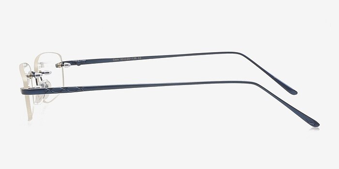 Clem Bleu marine  Métal Montures de lunettes de vue d'EyeBuyDirect