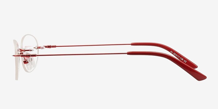 Ali Rouge Métal Montures de lunettes de vue d'EyeBuyDirect