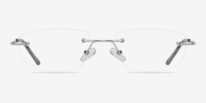 Melbourne Argenté Métal Montures de lunettes de vue d'EyeBuyDirect