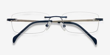 Bleu marine  Howard -  Légèreté Métal Lunettes de vue