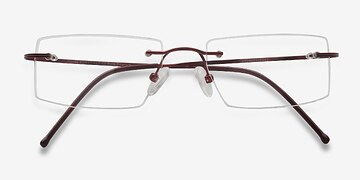 Red Divide -  Lightweight Titanium Eyeglasses