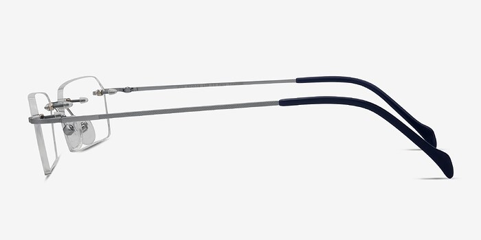 Floe Argenté Titanium Montures de lunettes de vue d'EyeBuyDirect