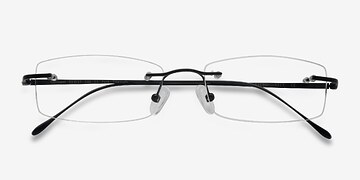 Noir Gallivant -  Légèreté Titanium Lunettes de vue