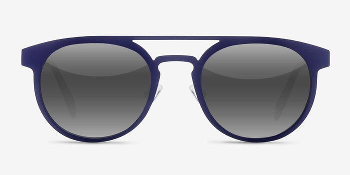 Playground Bleu Métal Soleil de Lunette de vue d'EyeBuyDirect