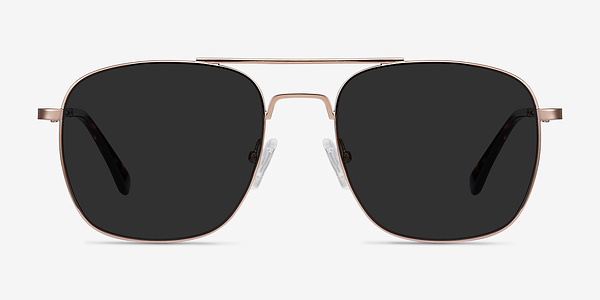 Sun Fame Or rose Métal Soleil de Lunette de vue