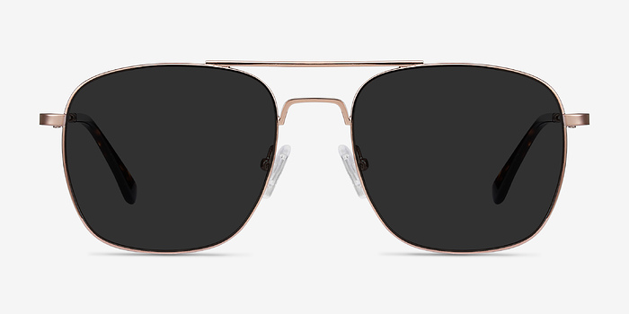 Sun Fame Or rose Métal Soleil de Lunette de vue d'EyeBuyDirect