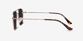 Sun Fame Or rose Métal Soleil de Lunette de vue d'EyeBuyDirect, Vue de Côté