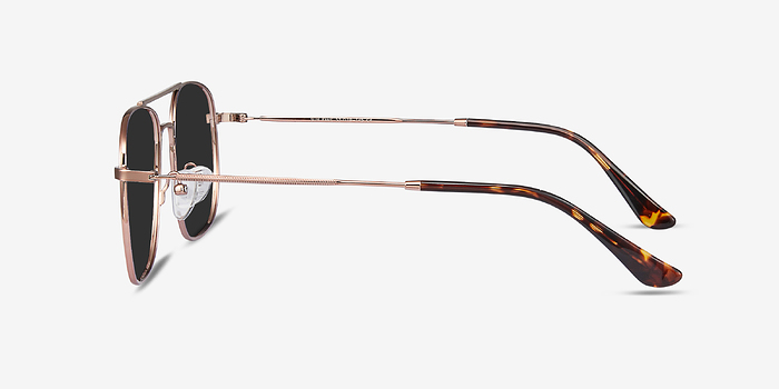 Sun Fame Or rose Métal Soleil de Lunette de vue d'EyeBuyDirect