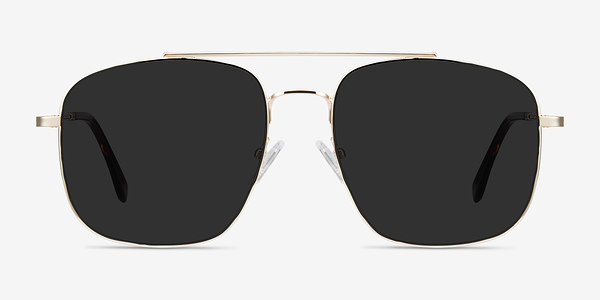 Roadtrip Doré Métal Soleil de Lunette de vue