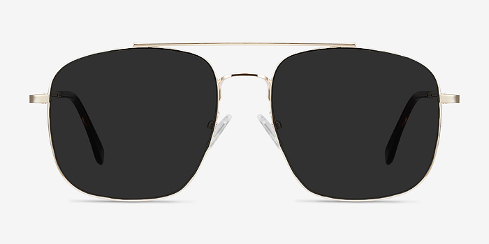 Roadtrip Doré Métal Soleil de Lunette de vue d'EyeBuyDirect