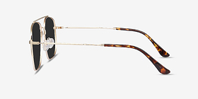 Roadtrip Doré Métal Soleil de Lunette de vue d'EyeBuyDirect, Vue de Côté