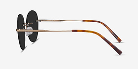 Coast Bronze Métal Soleil de Lunette de vue d'EyeBuyDirect, Vue de Côté