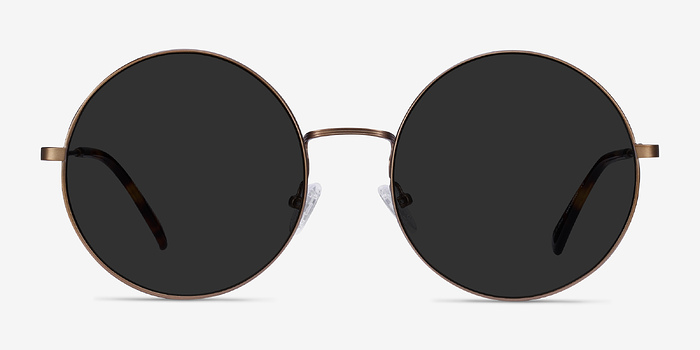Teavee Bronze Métal Soleil de Lunette de vue d'EyeBuyDirect