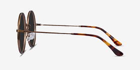 Teavee Bronze Métal Soleil de Lunette de vue d'EyeBuyDirect, Vue de Côté