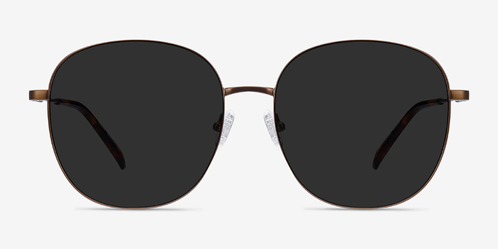 Ellis Bronze Métal Soleil de Lunette de vue d'EyeBuyDirect