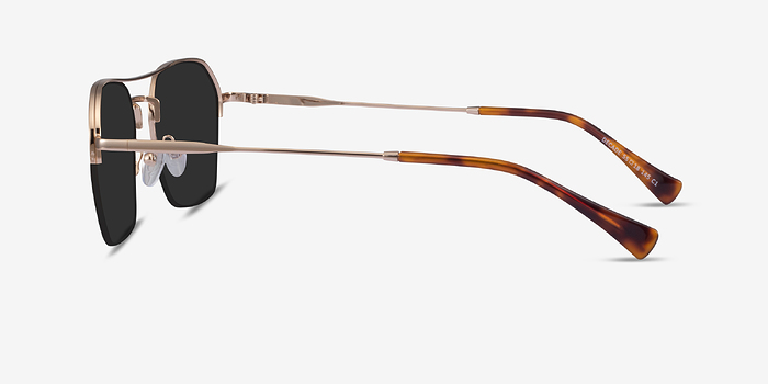 Decade Doré Métal Soleil de Lunette de vue d'EyeBuyDirect