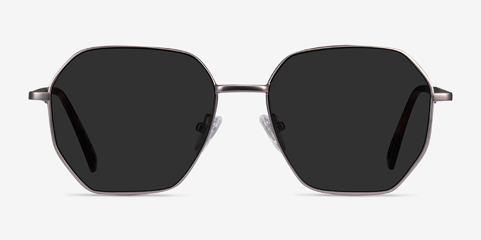 Lenox Gunmetal Métal Soleil de Lunette de vue d'EyeBuyDirect