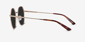 Elsa Doré Métal Soleil de Lunette de vue d'EyeBuyDirect, Vue de Côté