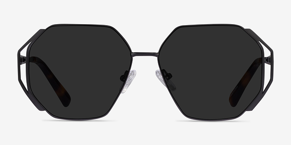 Obscura Matte Black Métal Soleil de Lunette de vue