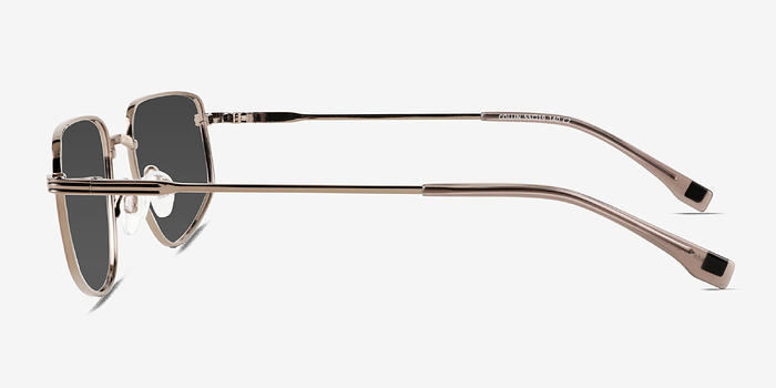 Collin Light Brown Métal Soleil de Lunette de vue d'EyeBuyDirect