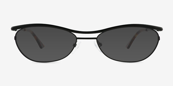 Barry Noir Métal Soleil de Lunette de vue