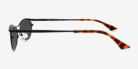 Barry Noir Métal Soleil de Lunette de vue d'EyeBuyDirect, Vue de Côté