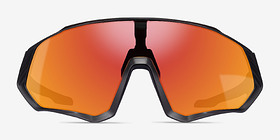 Chamonix Noir Plastique Soleil de Lunette de vue d'EyeBuyDirect, Vue de Face