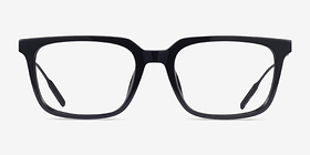 Woods Noir Métal Montures de lunettes de vue d'EyeBuyDirect, Vue de Face