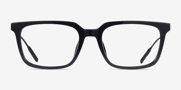 Woods Noir Métal Montures de lunettes de vue