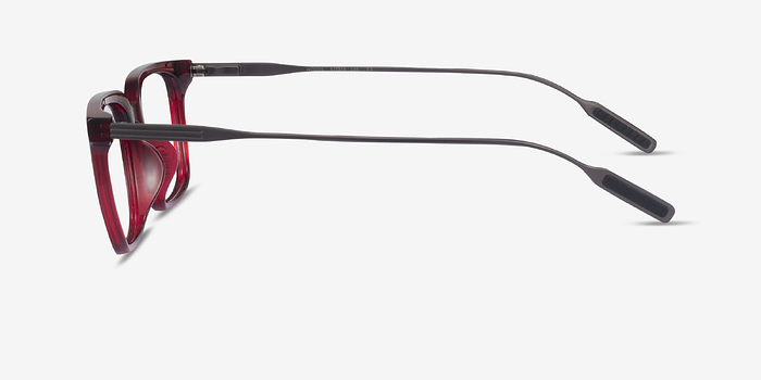 Woods Rouge Métal Montures de lunettes de vue d'EyeBuyDirect