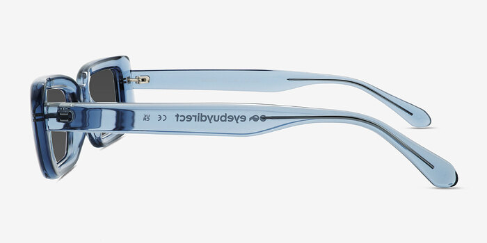 Norrie Bleu Plastique Soleil de Lunette de vue d'EyeBuyDirect