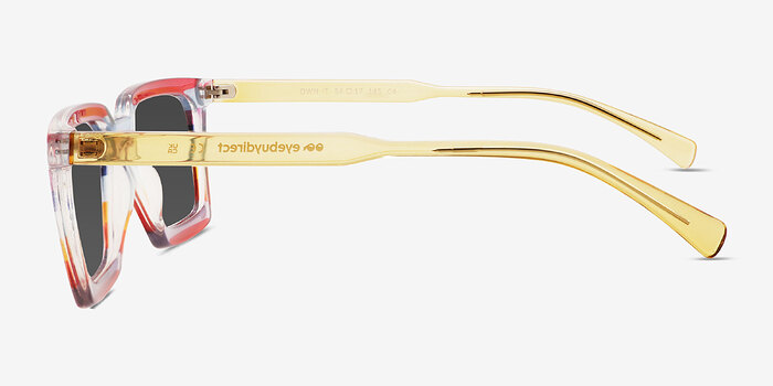 Own It Striped Rainbow Plastique Soleil de Lunette de vue d'EyeBuyDirect