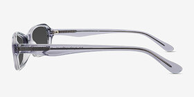 Robinson Gris Acétate Soleil de Lunette de vue d'EyeBuyDirect, Vue de Côté