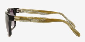 Sergi Noir Acétate Soleil de Lunette de vue d'EyeBuyDirect, Vue de Côté