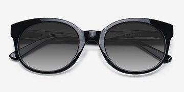 Noir Matilda -  Vintage Acétate Lunettes de soleil