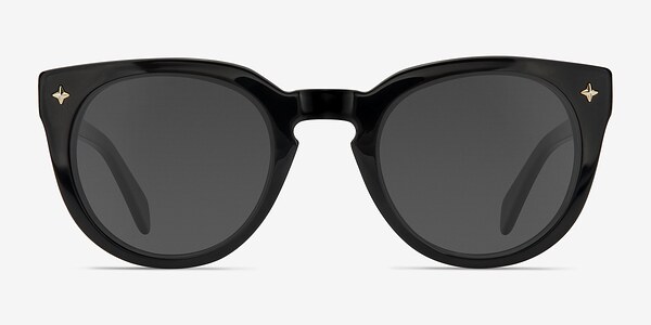 Zoe Noir Acétate Soleil de Lunette de vue