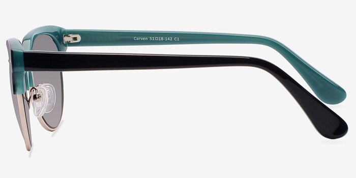 Carven Noir Plastique Soleil de Lunette de vue d'EyeBuyDirect