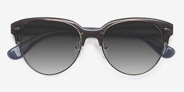 Gris Carven -  Vintage Plastique Lunettes de soleil