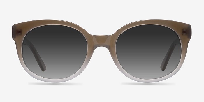 Matilda Brun Acétate Soleil de Lunette de vue d'EyeBuyDirect