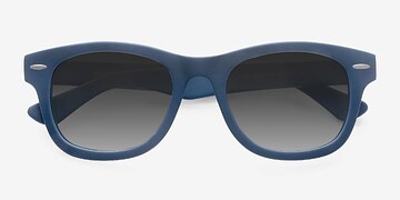 Matte Blue Hanoi -  Acétate Lunettes de soleil