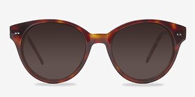 Angie  Tortoise  Acétate Soleil de Lunette de vue d'EyeBuyDirect, Vue de Face