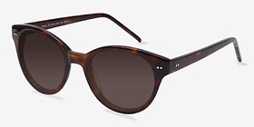 Angie  Tortoise  Acétate Soleil de Lunette de vue d'EyeBuyDirect, Vue d'Angle