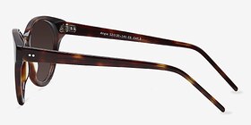 Angie  Tortoise  Acétate Soleil de Lunette de vue d'EyeBuyDirect, Vue de Côté