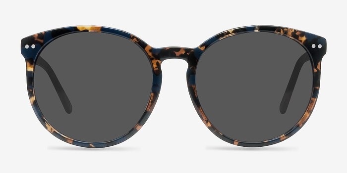 Vapor Blue Floral Acétate Soleil de Lunette de vue d'EyeBuyDirect