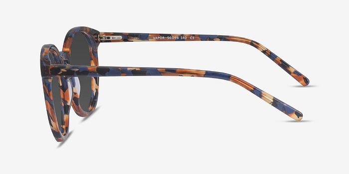 Vapor Blue Floral Acétate Soleil de Lunette de vue d'EyeBuyDirect