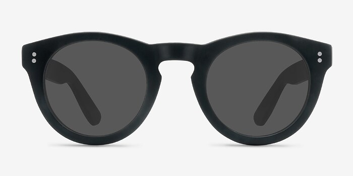 Ibiza Matte Black Acétate Soleil de Lunette de vue d'EyeBuyDirect